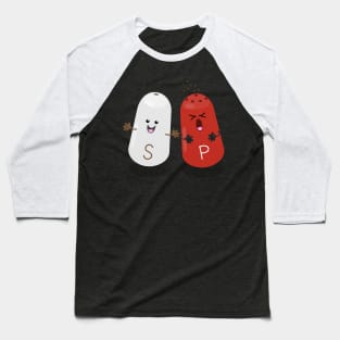 Cute salt and pepper shakers cartoon Baseball T-Shirt